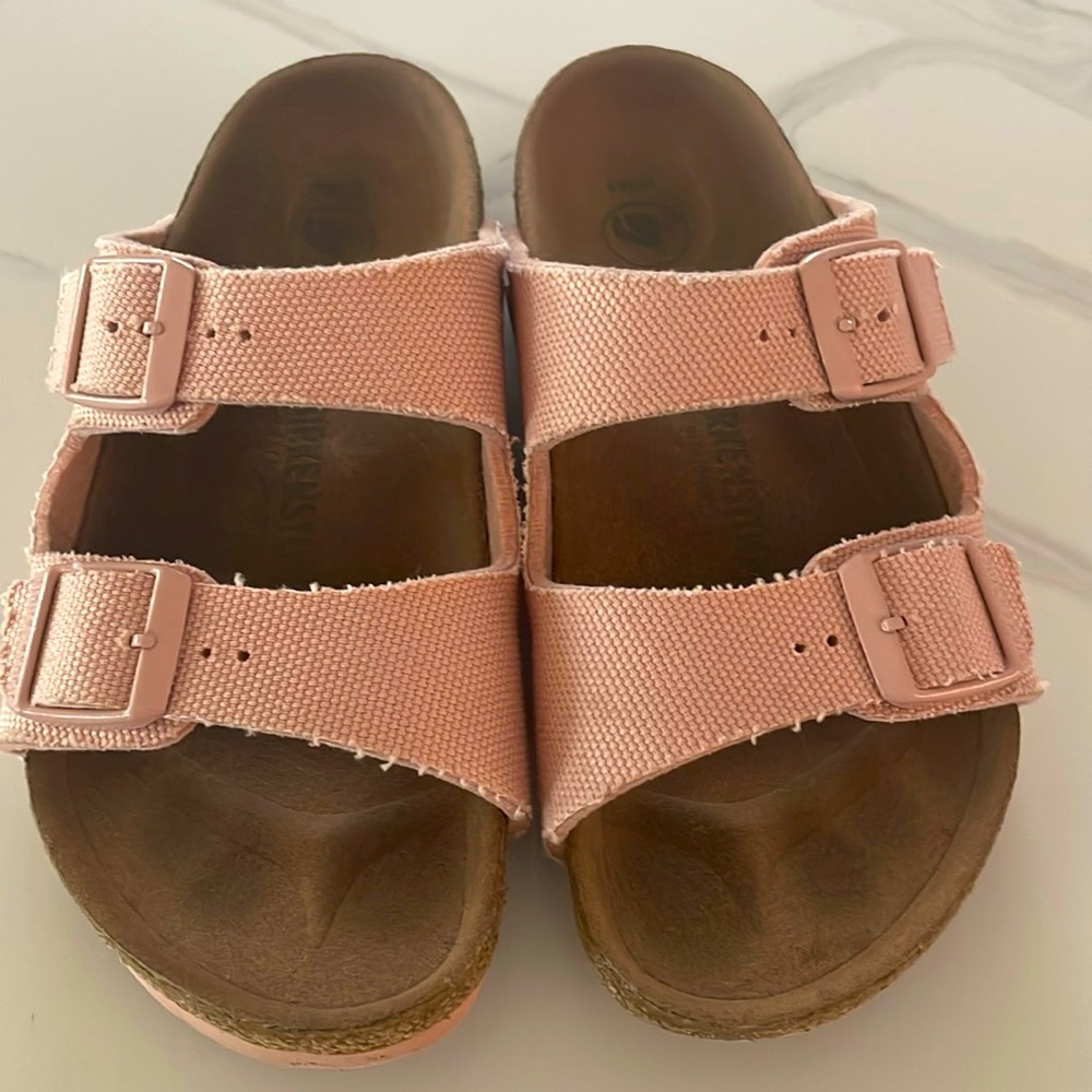 Kids Pink Birkenstock Sandals Size 13US